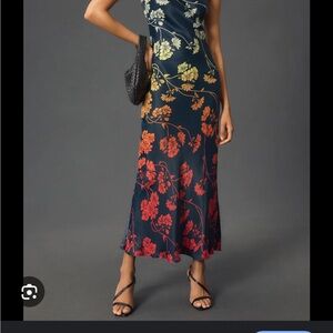 Anthropologie Conditions Apply Midi slip dress